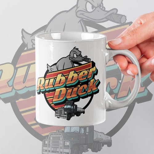 Rubber duck mug convoy - rubber,