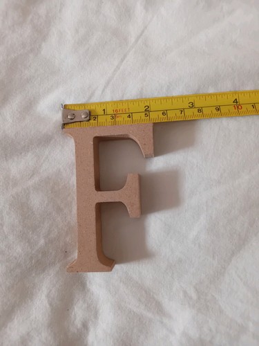 Freestanding wooden letter - wooden,