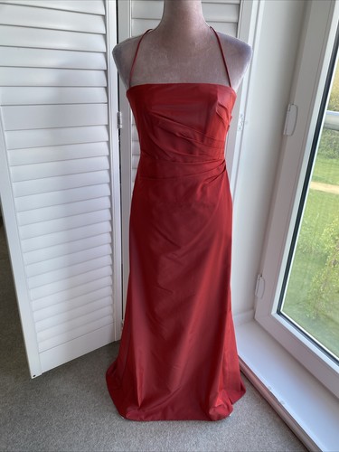 Monsoon red strappy - satin, ball