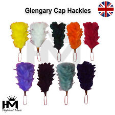 Glengarry Hat Balmoral Cap Plume Feather Hackles Army Feather Hackle 6"
