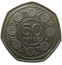 1988 Gibraltar 50p Fifty Pence