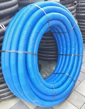 UK MADE UNDERGROUND WATER MAINS CABLE PIPE CONDUIT DUCT TWIN WALL 50/63mm + TAPE