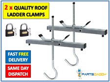 UNIVERSAL LADDER ROOF RACK CLAMP CLAMPS LOCKABLE FREE LOCKS LADDERS SECUR CT3869