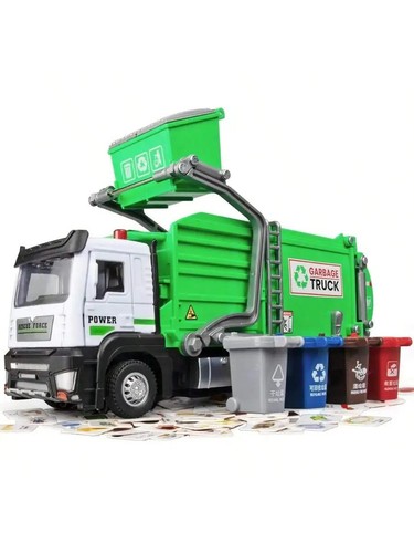Interactive garbage truck toy - garbage,