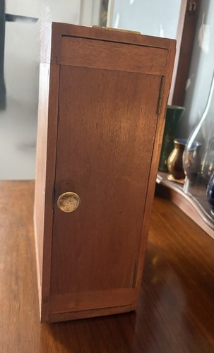 Antique wooden microscope - antique,