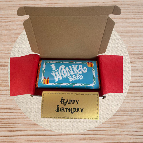 Happy birthday wonka - birthday, chocolate