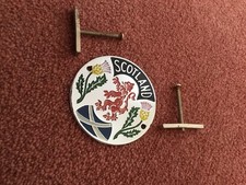 VINTAGE CAR BADGE.( SCOTLAND