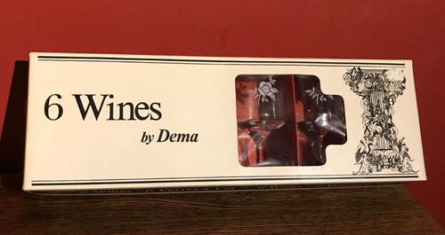 1960 dema sherry glasses - dema,