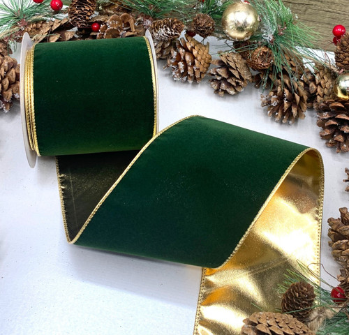 Wired dark green - green, velvet