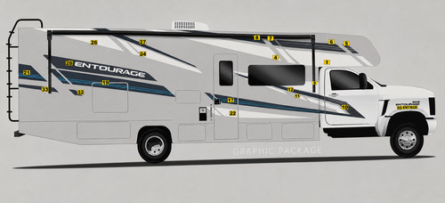 Coachmen entourage decals blue - coachmen,