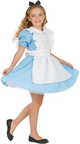 Girl blue alice costume - blue,