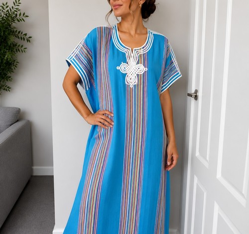 Womens moroccan gandoura - womens,