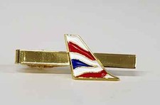 Gifts British Airways 'Chatham Tail' tie bar in gold Ref: BATB004