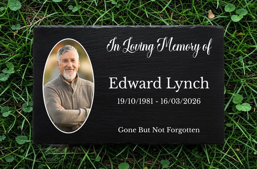 Personalised slate own picture - personalised,