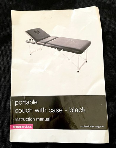 Portable folding massage couch - folding,
