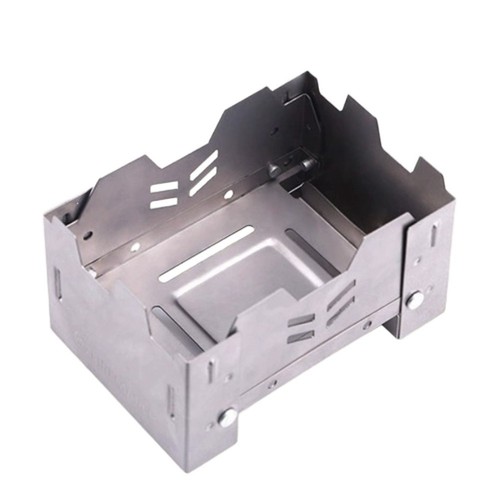 Compact fuel stove with - ti,