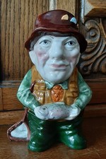 Vintage Fisherman Toby Jug. Staffordshire Characters Jugs by Manor.