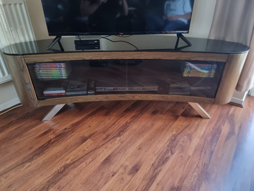 Curved unit walnut - walnut, effect/