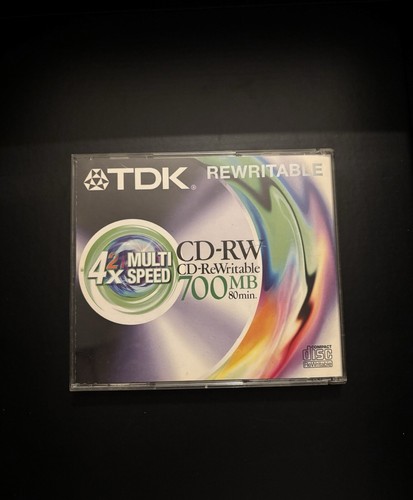 Tdk rewritable rw 700mb - 1x,