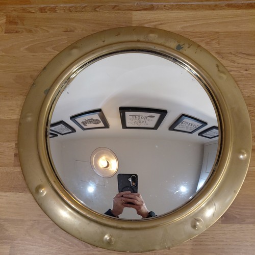 Antique brass convex - brass,