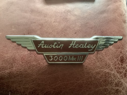 Austin healey car grille badge - healey,