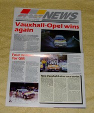 Vauxhall-Opel Sport News 1987