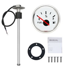 52mm Gas Fuel Tank Level Gauge 100-500mm Fuel Water Level Sender Sensor 0-190ohm