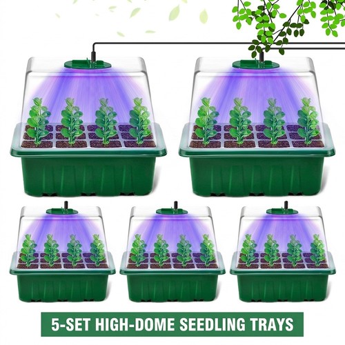 5pcs seed starter tray full - seed, w/