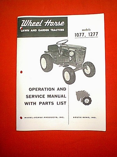 Wheel horse tractor - tractor, automatic