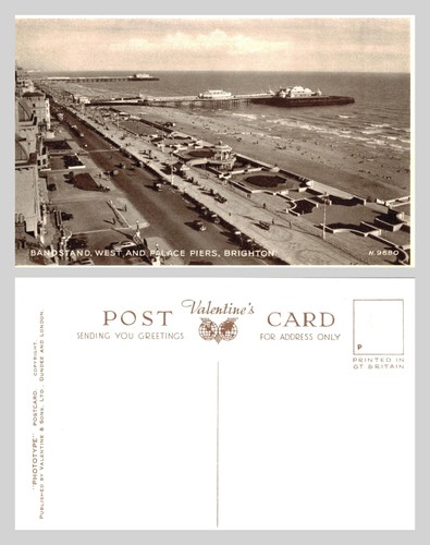 Vintage postcard bandstand - vintage,
