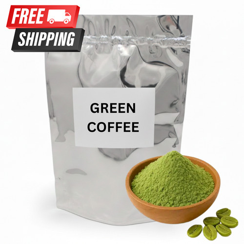 Green coffee powder - green,