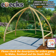 Zen Garden Pergola Curved