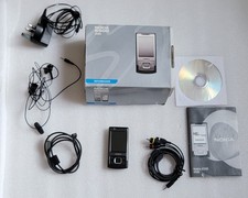 BOXED Great Condition (3 Network) Black Nokia 6500 slide with box and accessorie