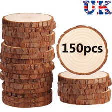 90-150Pcs Wood Slices Round