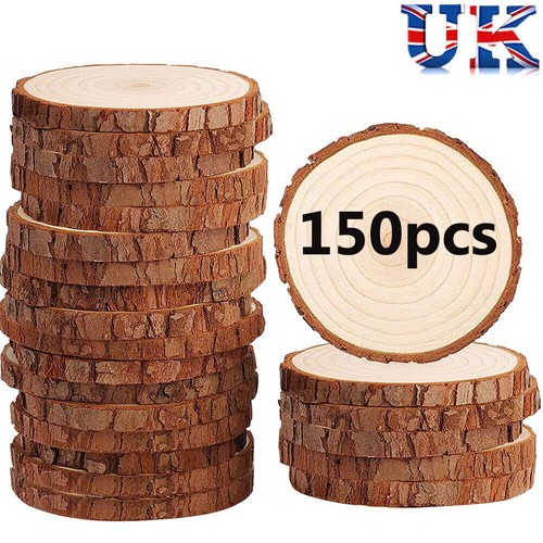 150pcs wood slices round - 90-150pcs,