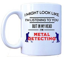 Metal Detecting Mug - Funny Design - Perfect Gift for Metal Detector Enthusiasts