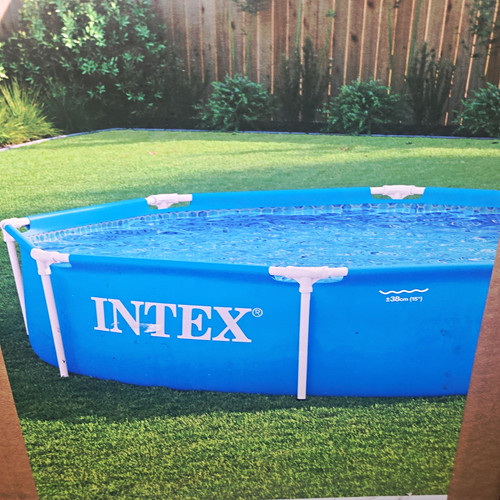 Intex metal frame pool round - intex,