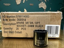 20 x Halfords Advanced Socket