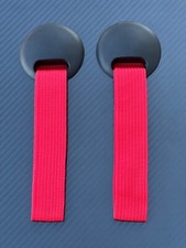 Door pulls Race Rally Motorsport Drift Car handle grab straps pair RED