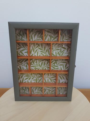 Wooden wall mounted curio - wall,