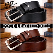 Mens Genuine Leather Belt Pure