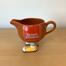 Carlton Ware Brown & Polson Walking Gravy Boat