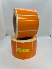 Large orange coding labels x 4