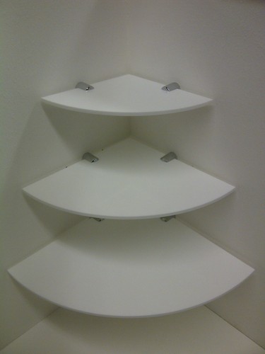 Corner shelves perspex - perspex, acrylic