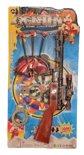 Dart gun set soft projectile - gun,