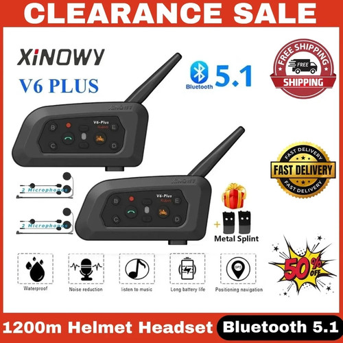 Pro motorcycle intercom - 2x,