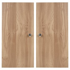 2x Wooden Storage Cabinet