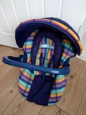 Vintage ELC Baby Be Mine Dolls Car Seat/ Carrier/Rocker  Hood And Head Hugger