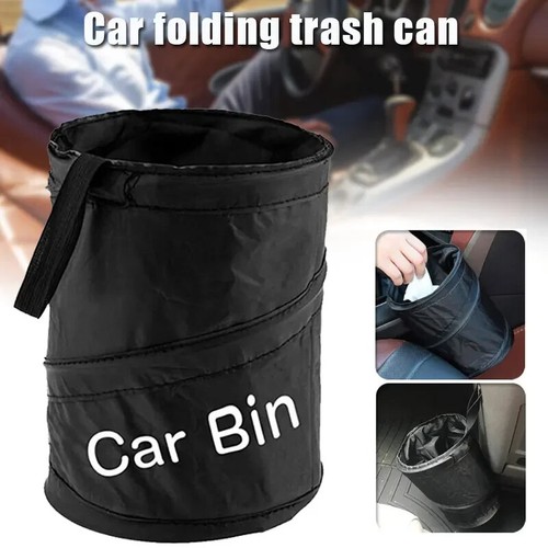 Folding car bin trash pop - bin,