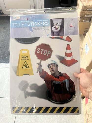 Toilet stickers - toilet,